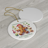 Freshly Baked Gingerbread Man Christmas Ornament