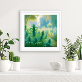 Impressionist Weed Garden Art Print