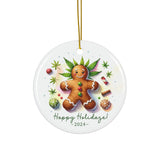 Happy Holidaze Gingerbread Man Christmas Ornament