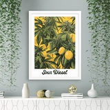 Sour Diesel Lemons Art Print