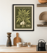 GMO Vintage Style Art Print