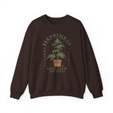 Happiness Does Grow on Trees Crewneck Sweatshirt