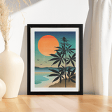 Sunset Beach Art Print