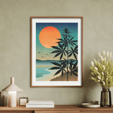 Sunset Beach Art Print