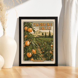 Tangerine Dream Field Vintage Style Art Print