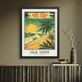 High Tides Chill Vibes Isla Vista Art Print