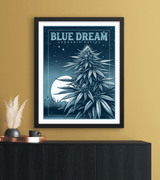 Blue Dream Blues Vintage Style Art Print