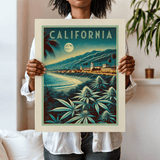 California Vintage Style Art Print