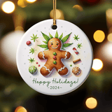 Happy Holidaze Gingerbread Man Christmas Ornament