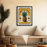 Pineapple Express Label Art Print