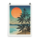 Sunset Beach Art Print