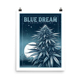 Blue Dream Blues Vintage Style Art Print