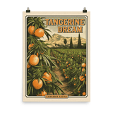 Tangerine Dream Field Vintage Style Art Print