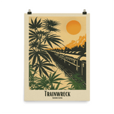 Trainwreck Vintage Style Art Print