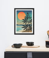 Sunset Beach Art Print