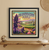 Granddaddy Purple Square Art Print