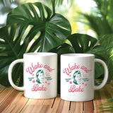 Retro Wake and Bake Cannabis Coffee Mug