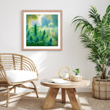 Impressionist Weed Garden Art Print