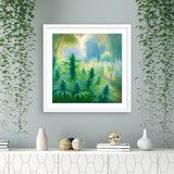 Impressionist Weed Garden Art Print