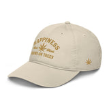 Happiness Grows Logo Organic Dad Hat